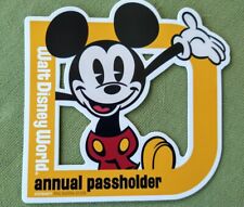 Walt Disney World Annual Passholder Mickey Magnet NEW AUTHENTIC WDW AP picture