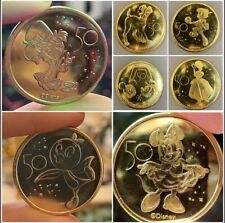 Walt Disney World 50th Anniversary Commemorative Gold Coins all characters +gift picture