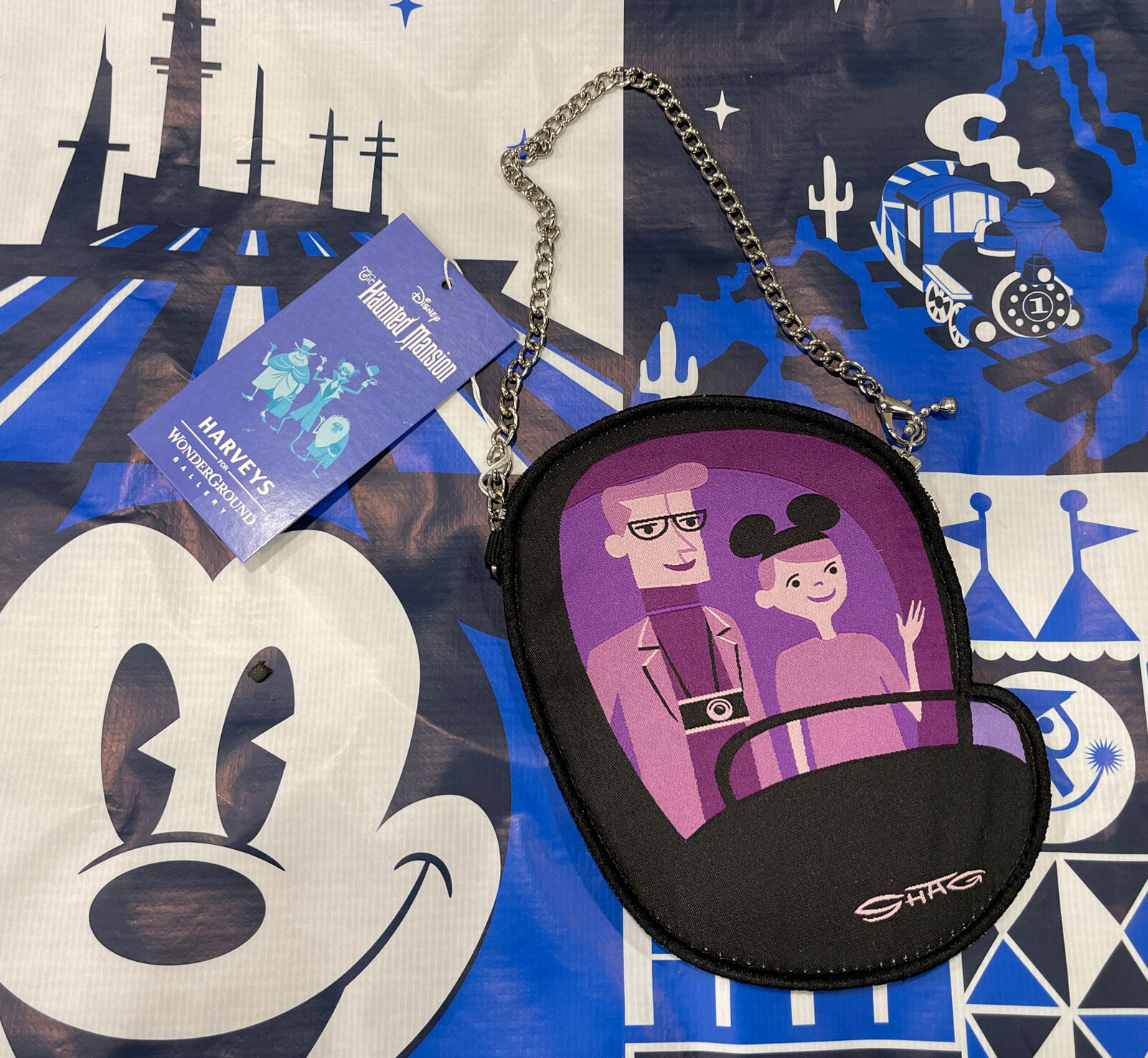 Disney Harveys SHAG 50th Anniversary Haunted Mansion Doom Buggy Coin purse