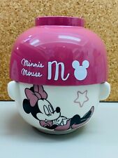 Disney Minnie Mouse Soup Bowl & Rice Bowl Set Mini Size SAN2686 New Japan picture