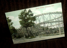 Historic Early Roller Coaster Postcard, Cedar Point Amusement Park, Sandusky OH picture