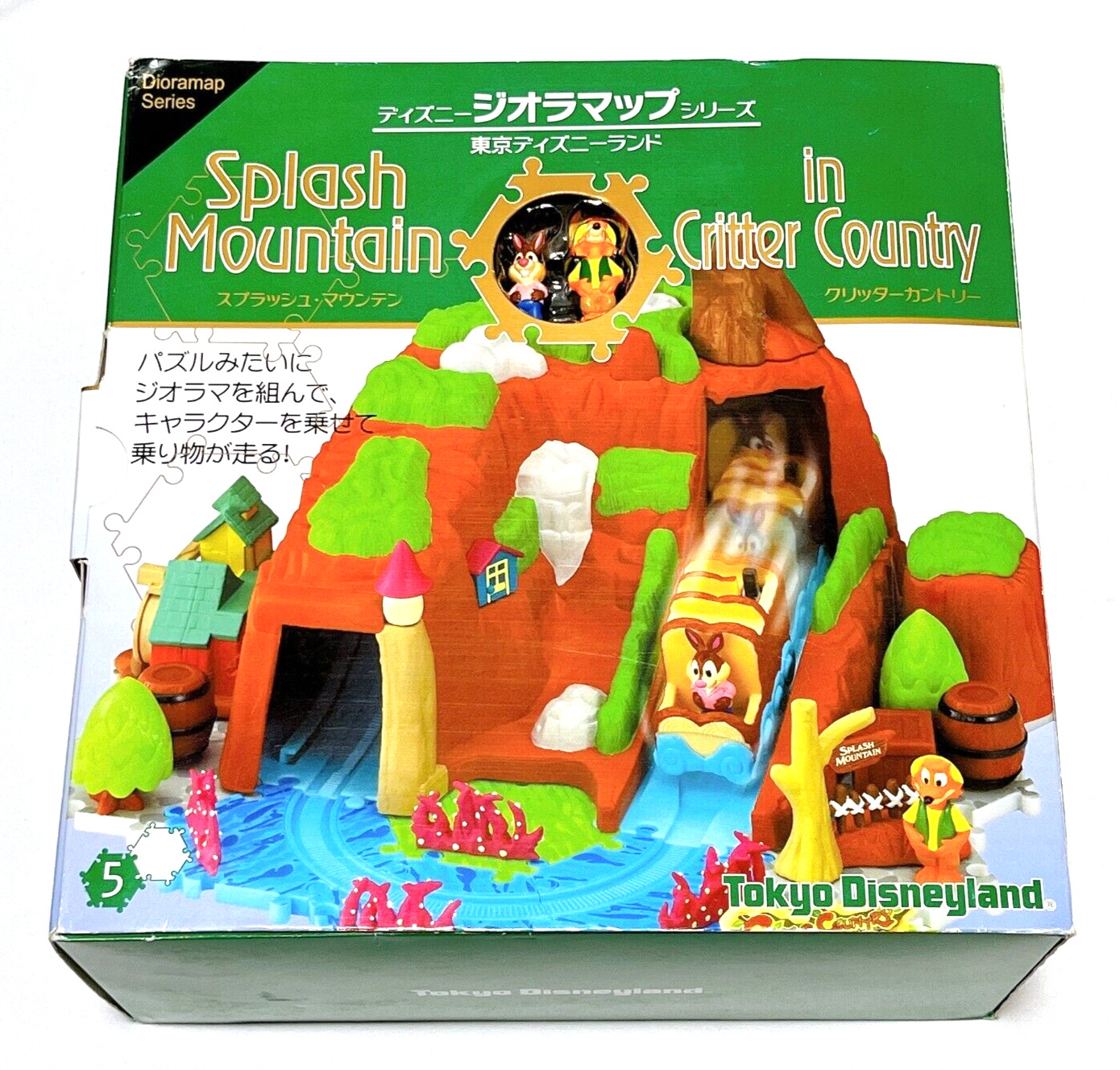 Splash Mountain Tokyo Disneyland Diorama Mechanical toy Rare from JAPAN