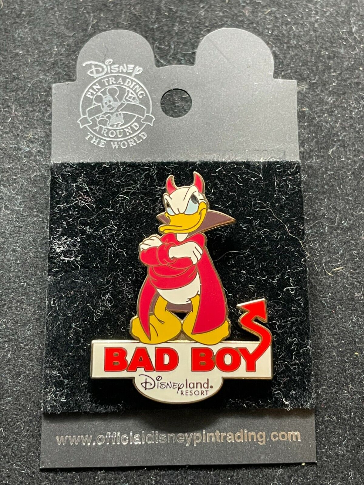 Disney Pin - DLR - Bad Boy - Donald Duck - Devil 29911
