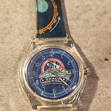 Disneyland Paris Space Mountain Disney Wristwatch 1995 Caseback Exclusive DLP picture