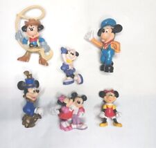 VTG Disney PVC Mickey & Minnie Mouse Figures Lot of 6 picture