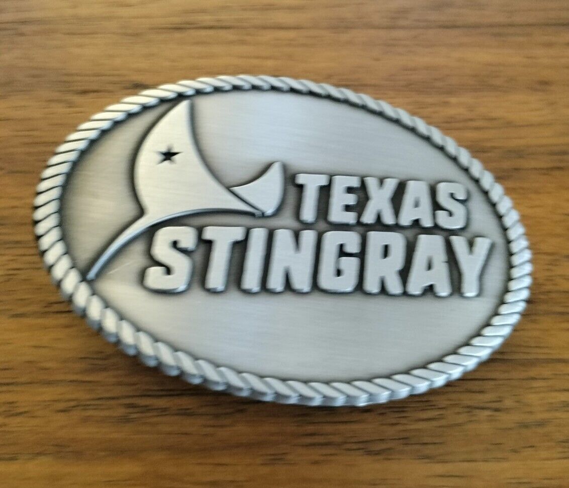 Texas Stingray Roller Coaster Promo Belt Buckle SeaWorld San Antonio  (3”x 2”)