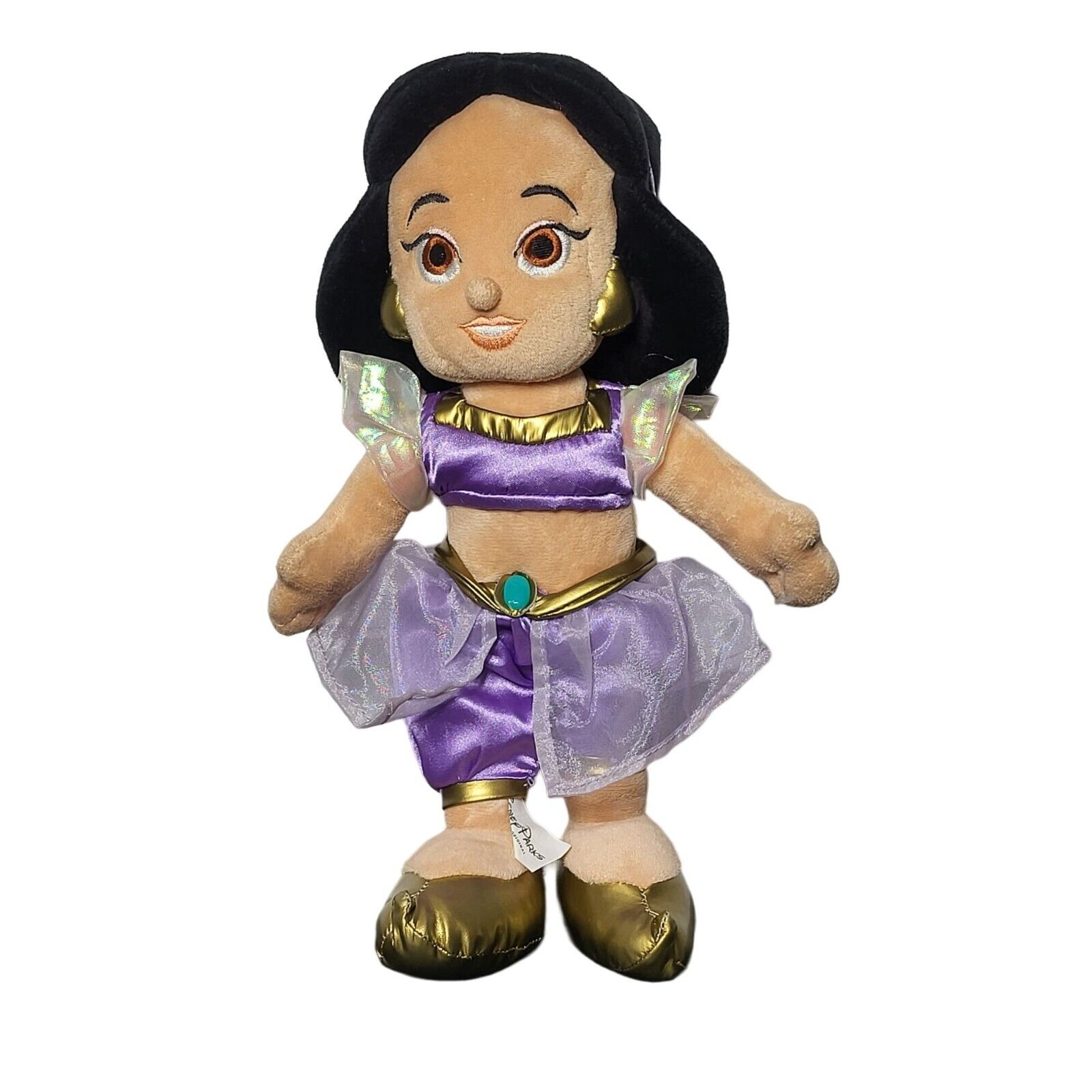 Disney Parks Princess Jasmine Purple Outfit Plush Doll Aladdin Disneyland World