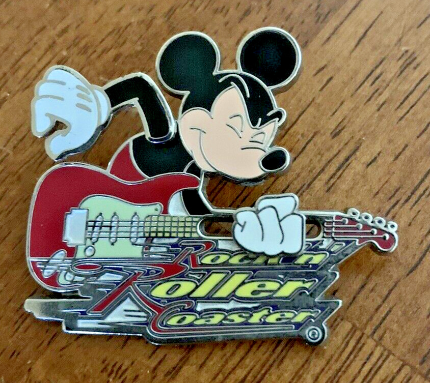 2006 Rock 'N Roller Coaster Mickey Mouse on Guitar 3D Slider Disney