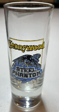 Kennywood Park Pittsburgh Steel Phantom Roller Coaster Tall Shot Glass VERY RARE picture