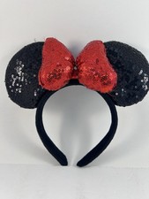 Mini Mouse Sequence Black Ears Red Bow picture