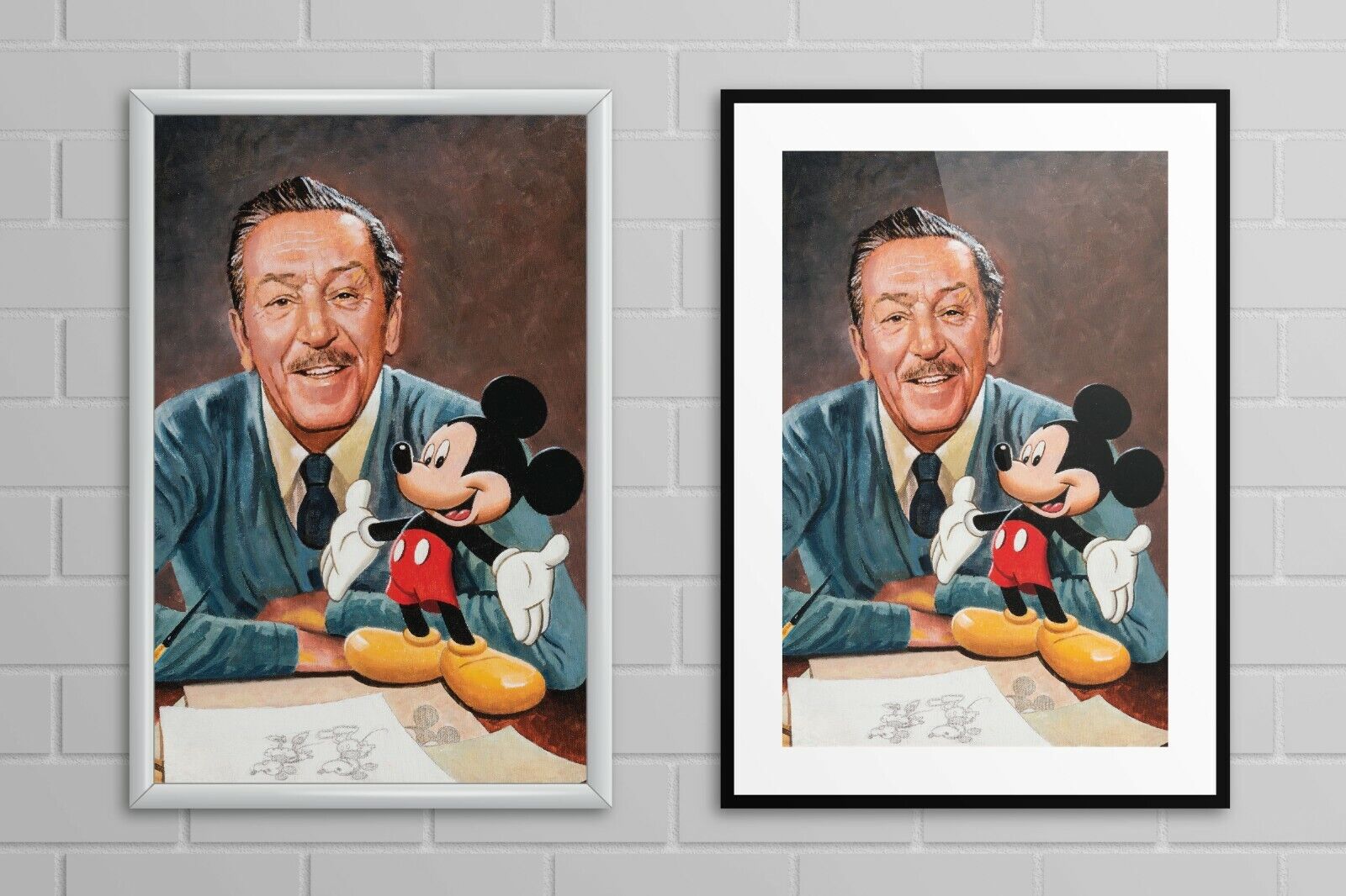 Mickey Mouse Walt Disney Portrait Poster Print 11x17 