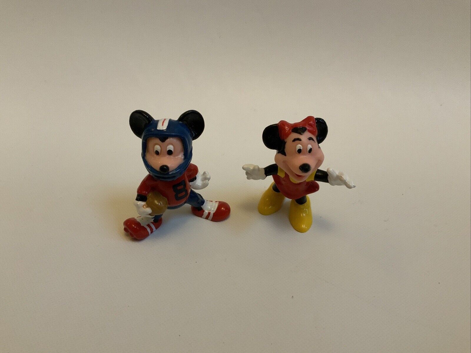 Rare Vintage 2” Disney Applause Mickey & Mini Mouse Figurines From Hong Kong