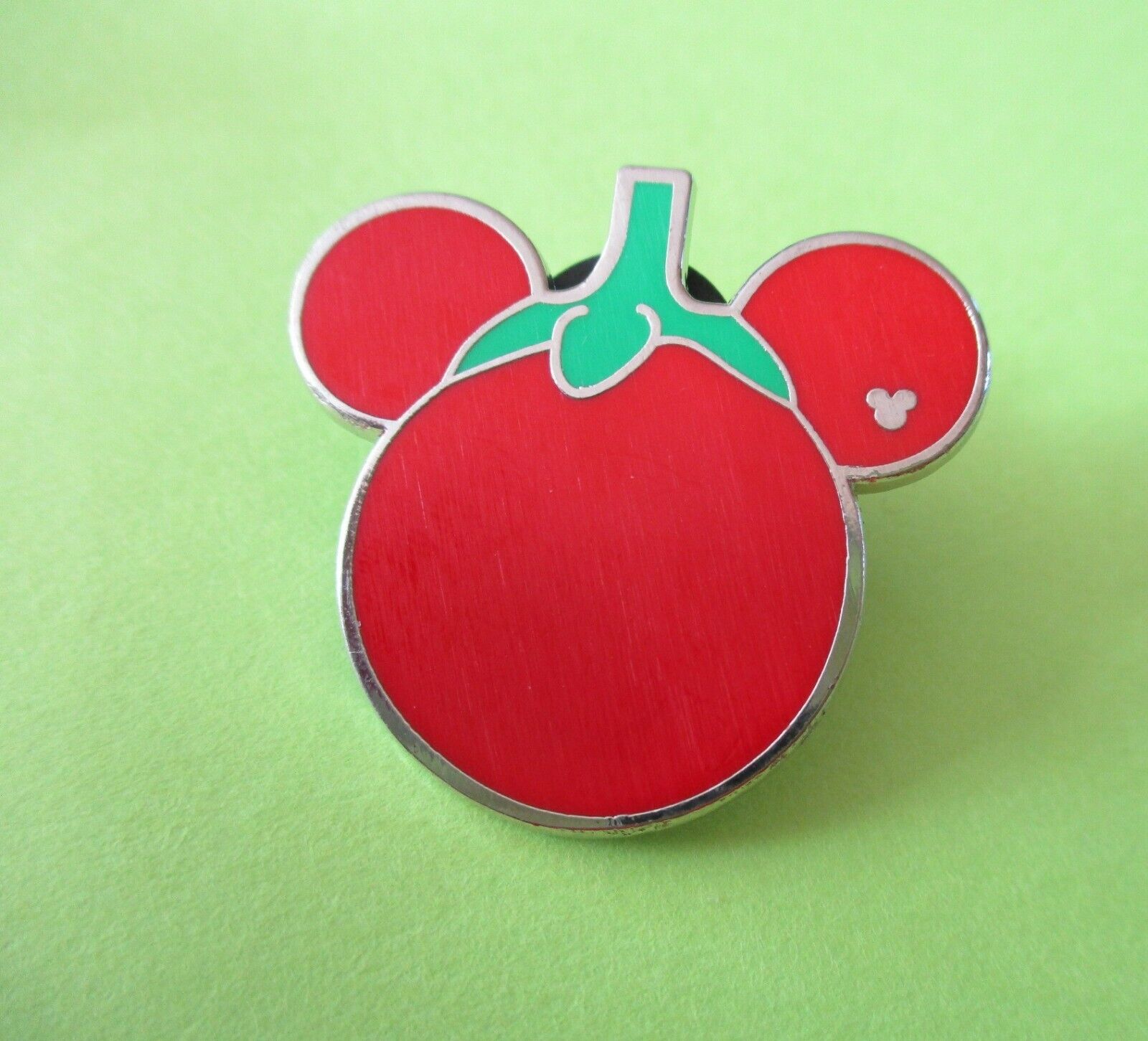 Tomato Mickey Icon Disney Pin