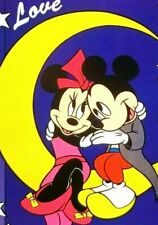 Mickey Unlimited Collection Disney Postcard Mickey & Mini Mouse Love Moon (A1)  picture