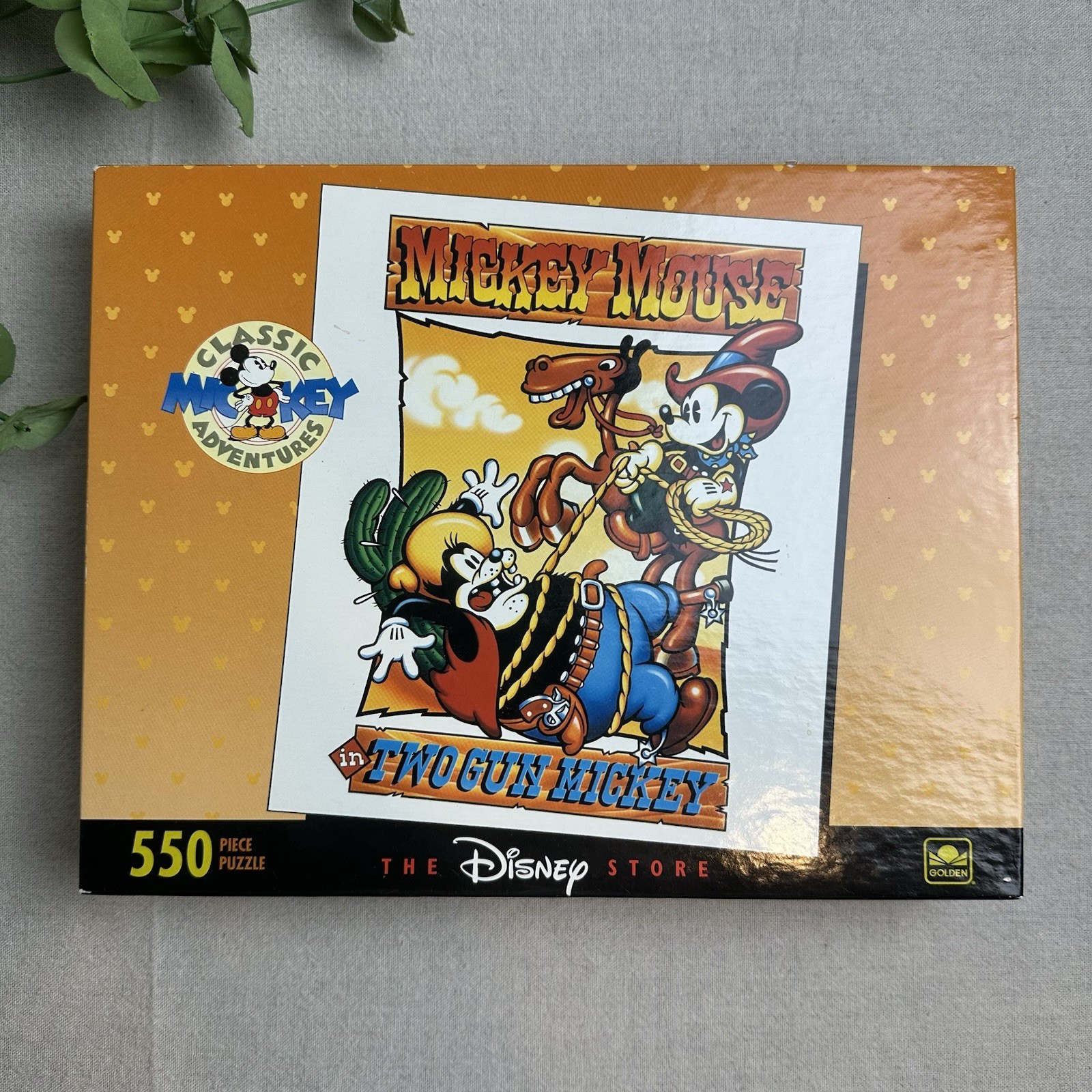 Disney Mickey Mouse 550 Pc Puzzle Two Gun Mickey Vintage Western New Sealed Disney Mickey Mouse 550 Pc Puzzle Two Gun Mickey Vintage Western New Sealed