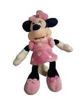 Disney Store Minnie Mouse Plush Pink Polka Dots Mini 9inch picture
