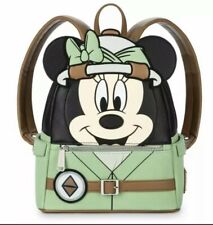 NEW Disney Parks Loungefly Animal Kingdom Safari Minnie Mouse Mini Backpack NWT picture