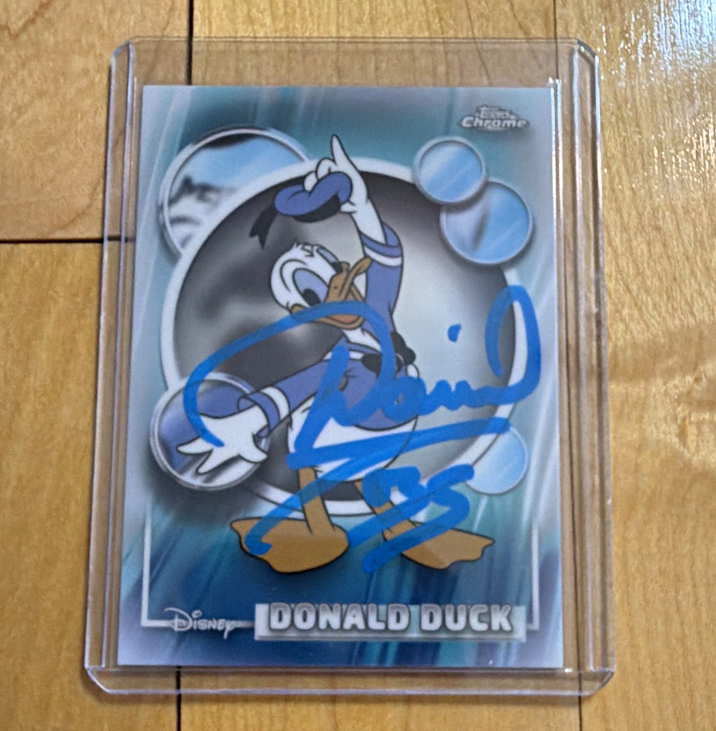 Topps 2026 Topps Chrome Disney Donald Duck #99 Autograph Daniel Ross JSA Cert Topps 2026 Topps Chrome Disney Donald Duck #99 Autograph Daniel Ross JSA Cert