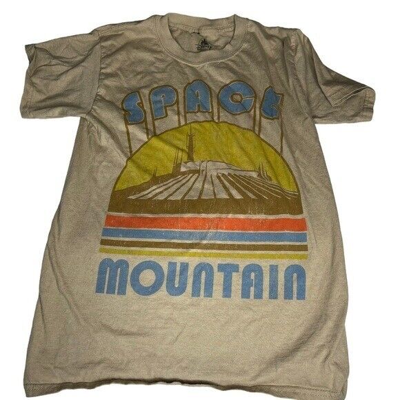 Disneyland Space Mountain Vintage Style Tee Shirt small