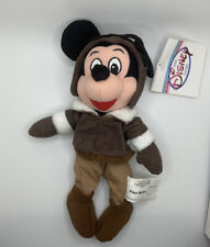 Disney Store Pilot Mickey Mouse 8” Mini Bean Bag Plush picture