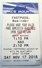 Disney Themepark - Space Mountain - Fastpass (no longer) - 2018 picture