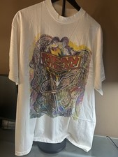 Cedar Point Mean Streak Vintage Roller Coaster Shirt Size XL New Rare picture