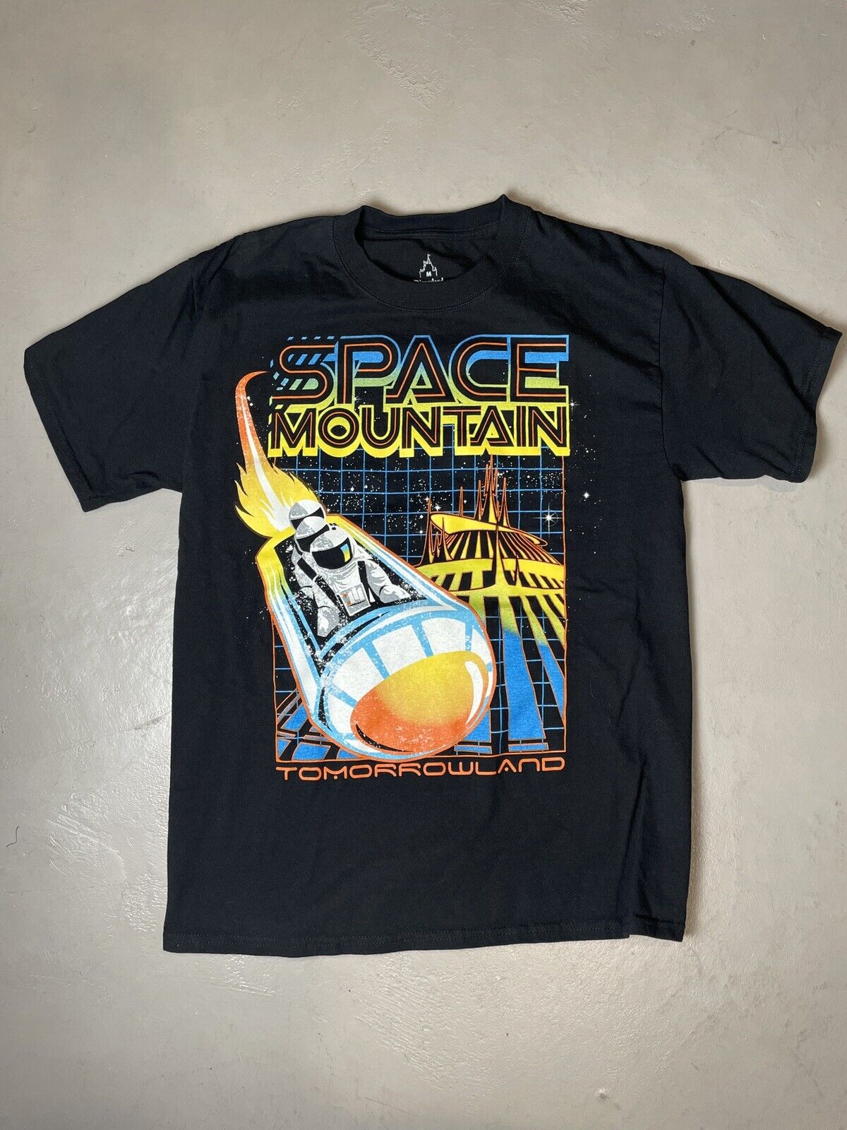 RARE Disneyland Space Mountain Tomorrowland vintage t-shirt Size M
