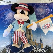Disney Parks 2026 Walt Disney World 55th Anniversary Mickey Mouse Plush Toy New picture