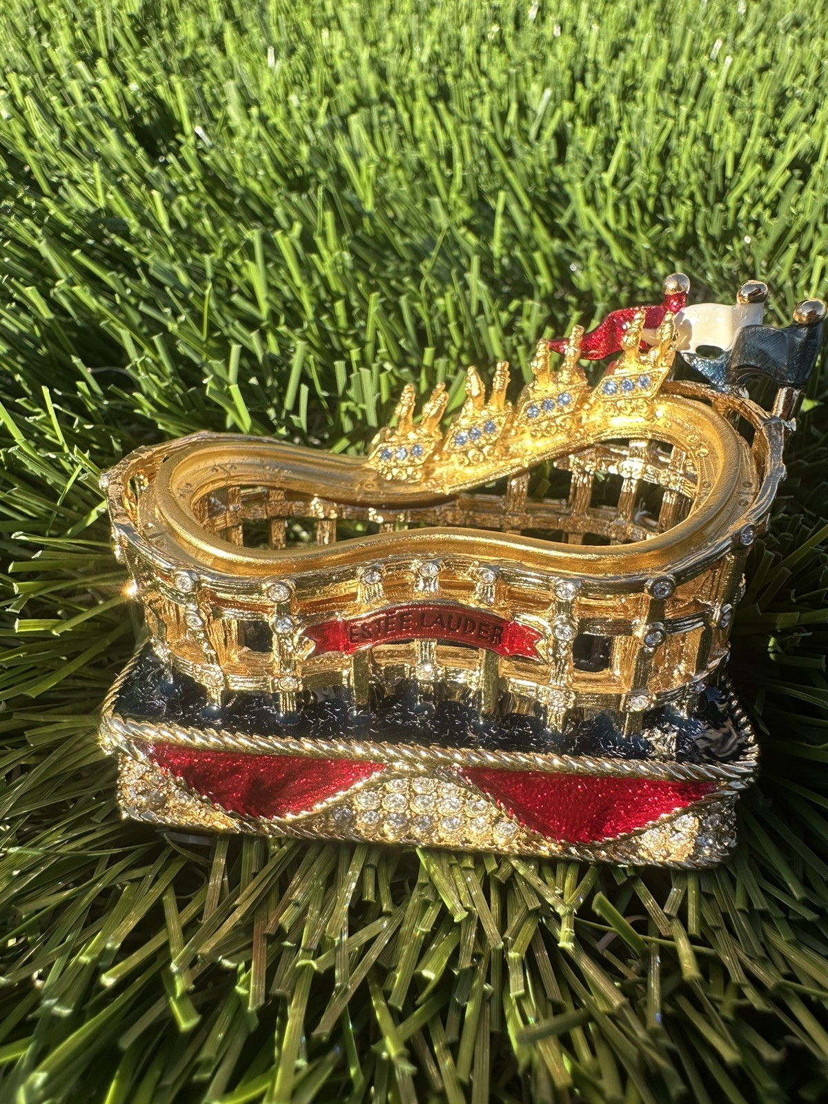 ⭐️Estee Lauder 'Rollicking Roller Coaster' Solid Perfume Compact⭐️ ⭐️Estee Lauder 'Rollicking Roller Coaster' Solid Perfume Compact⭐️