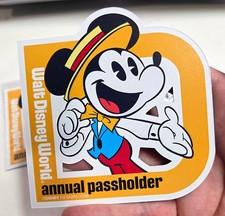 *Aftermarket* Walt Disney Dapper Mickey Annual Passholder Magnet *Aftermarket* picture