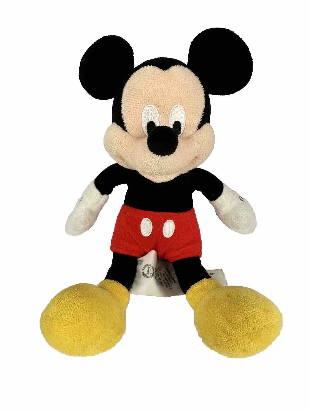 Disney Store Mickey Mouse Mini Bean Bag Plush 9” Stuffed Animal Toy