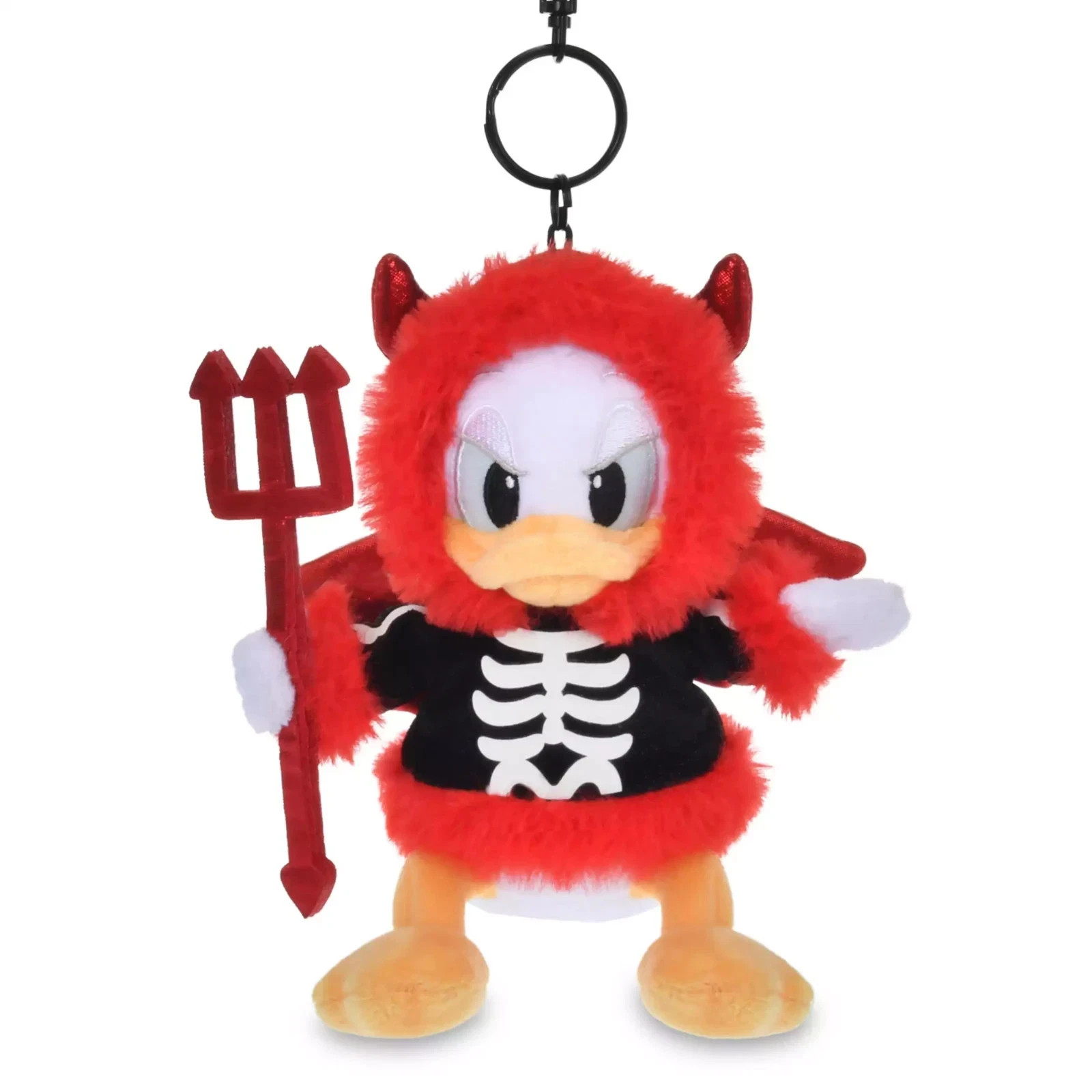Disney Parks Donald Duck Halloween Devil Plush Bag Charm Keychain 2026 NEW Disney Parks Donald Duck Halloween Devil Plush Bag Charm Keychain 2026 NEW