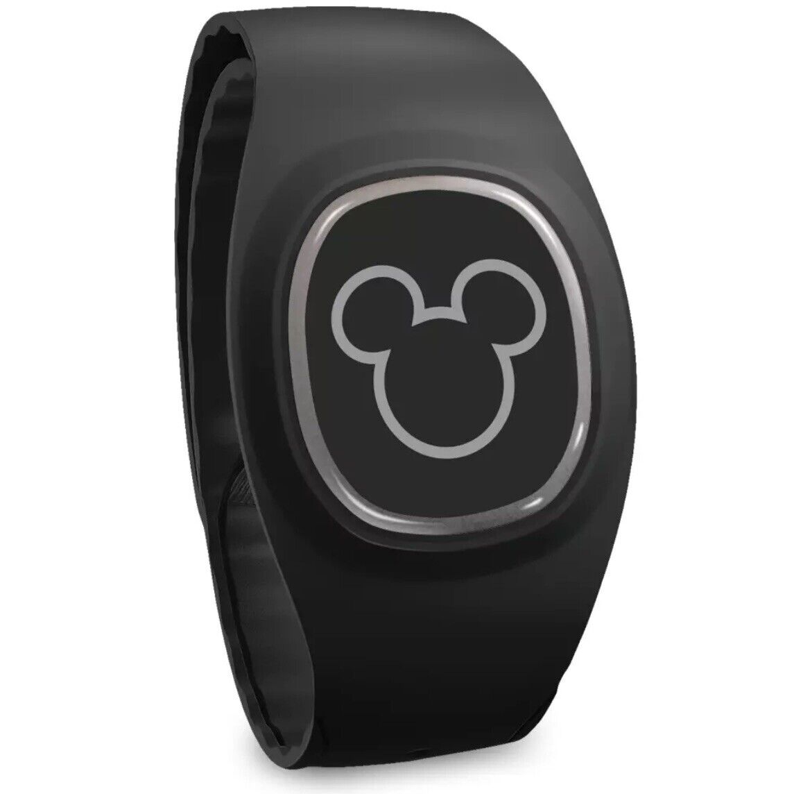 Disney World Parks Black Mickey Magicband+ Plus Solid Color Unlinked - NEW