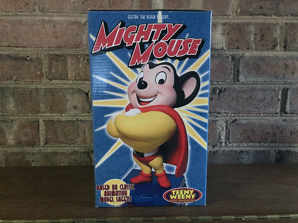 NEW ELECTRIC TIKI  Mighty Mouse TEENY WEENY Mini-Marquette COA #8 of 750