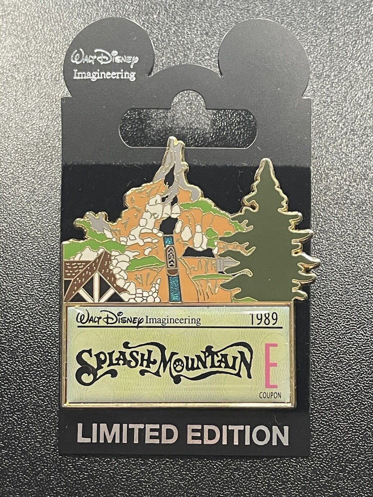Disney WDI - E Ticket Splash Mountain LE Pin