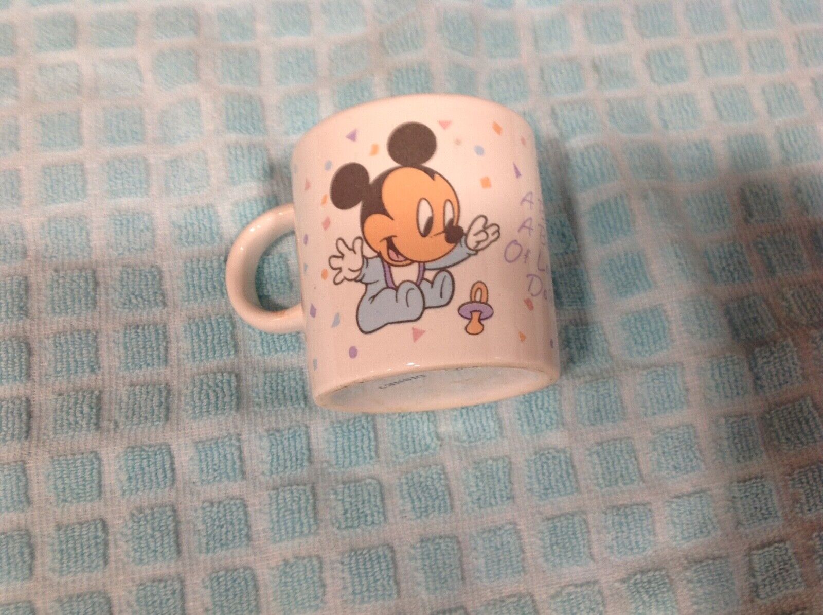 Vintage Disney Mickey &  Minnie Baby Cup