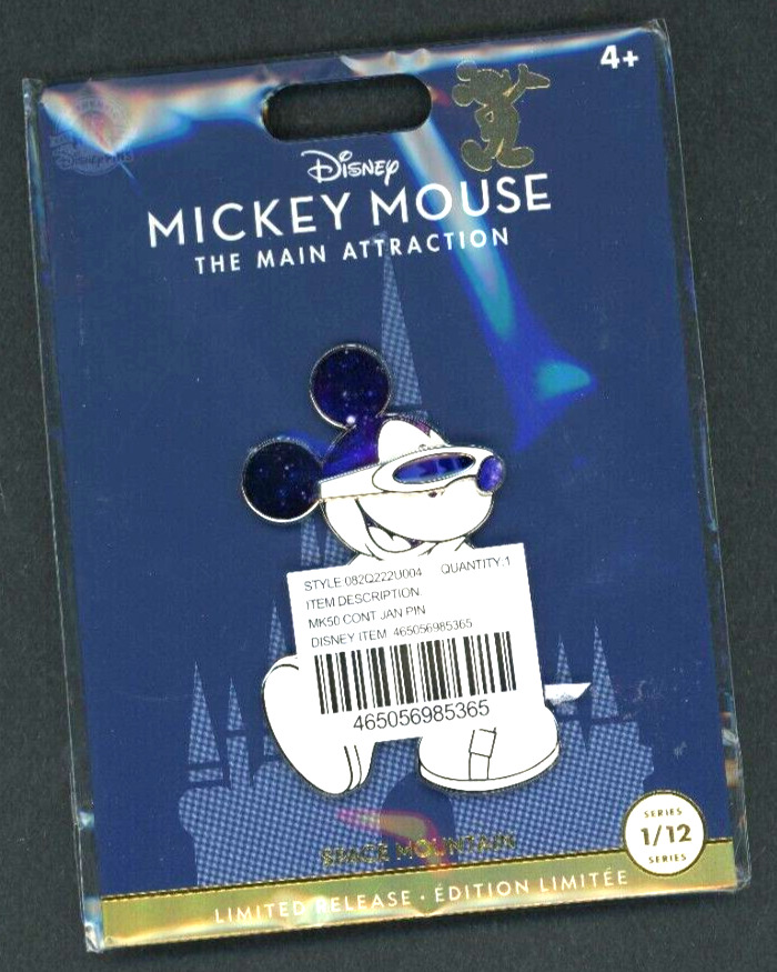Disney Mickey Mouse Main Attraction SPACE MOUNTAIN 1/12 Limited Release (c