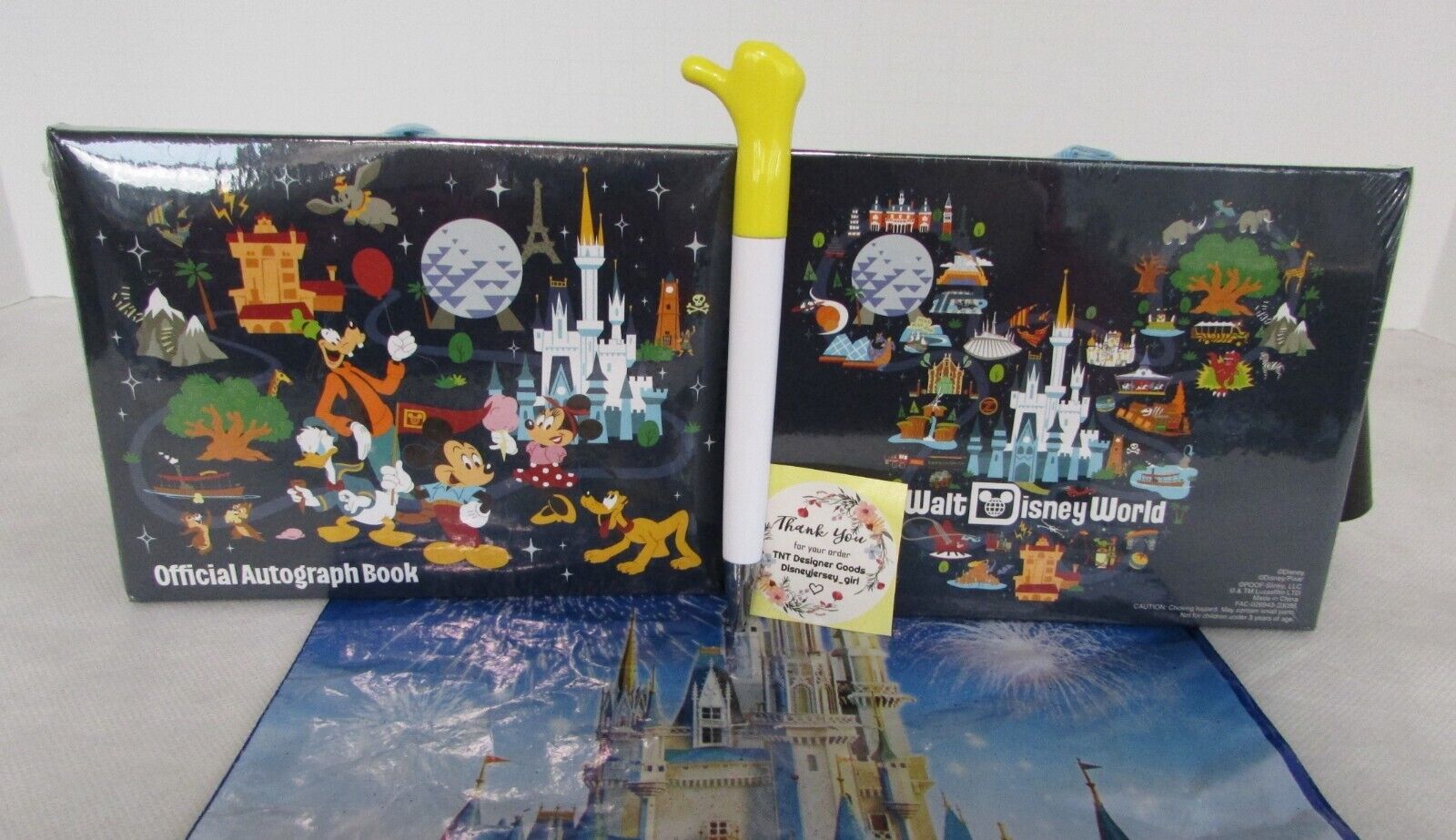 Walt Disney World Official Autograph Book with Pen NEW SEALED