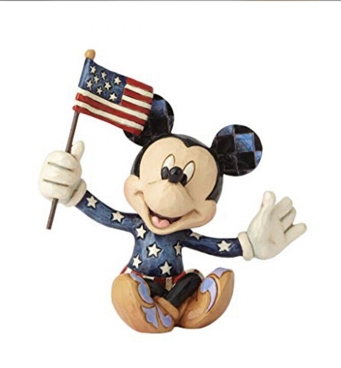 Patriotic Mickey Mouse (Disney Traditions by Jim Shore, 4056743) Miniature- NEW