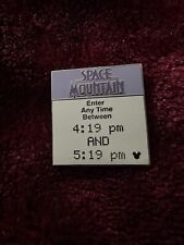 Disney World - Space Mountain Fast Pass Ticket pin picture