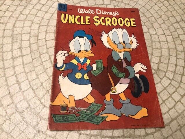 Walt Disney\'s Uncle Scrooge #4 Dell Comics 1954 FN- Carl Barks Donald Duck