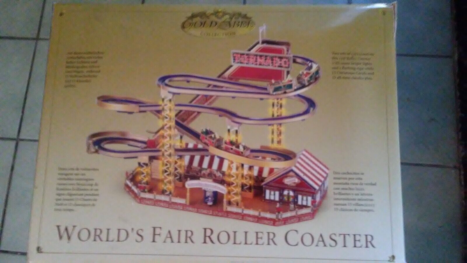 Gold Label Worlds fair Roller Coaster/Box
