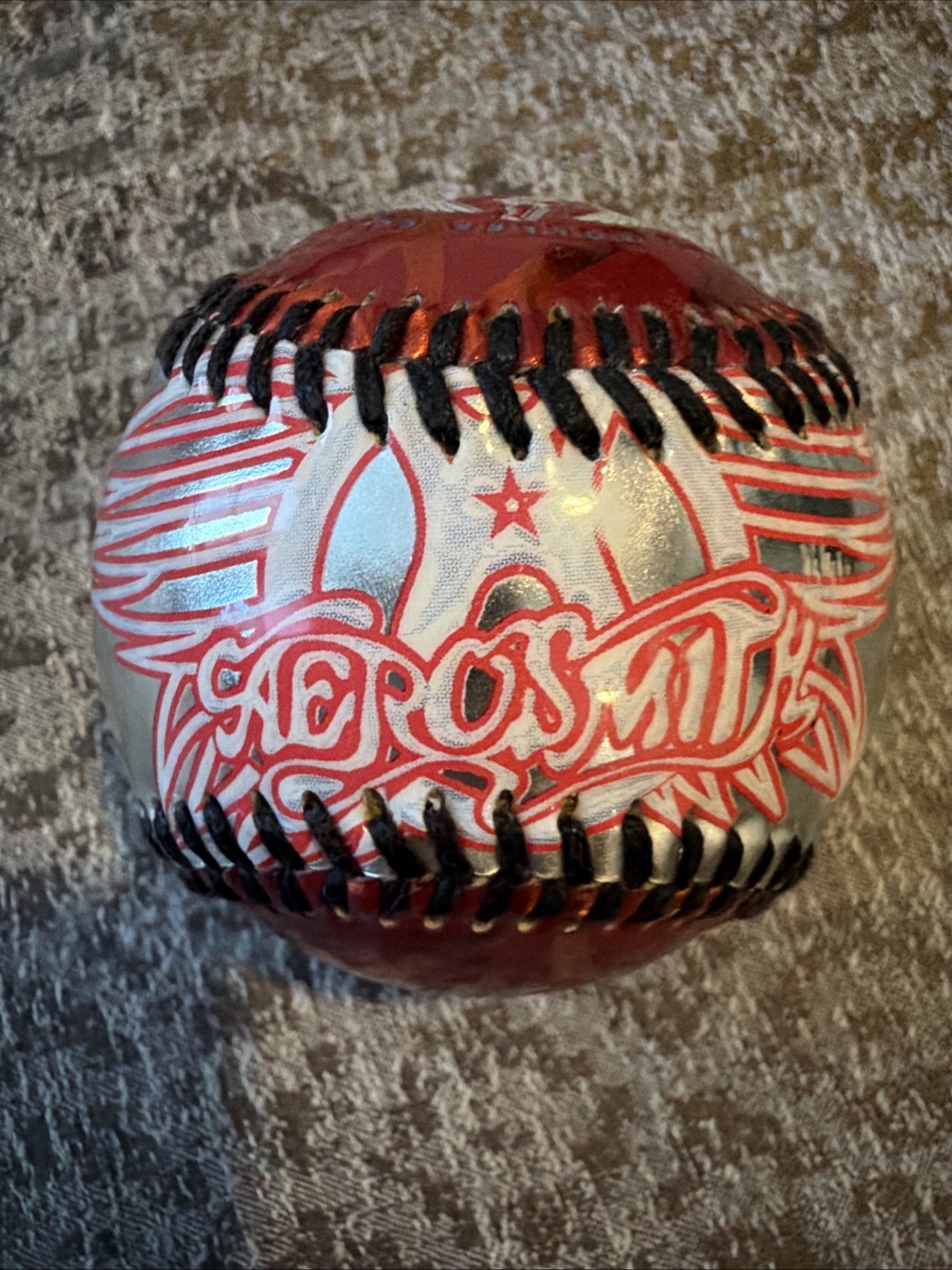 Disney Land World Aerosmith Rock N Roller Coaster Rock This Way Baseball Ball