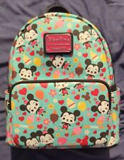NeW 2020 Mickey / Minnie Mouse Disney Parks Food Snacks Loungefly Mini Backpack picture