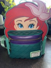 Loungefly Disney Princess The Little Mermaid Ariel Cosplay Mini Backpack NWT picture