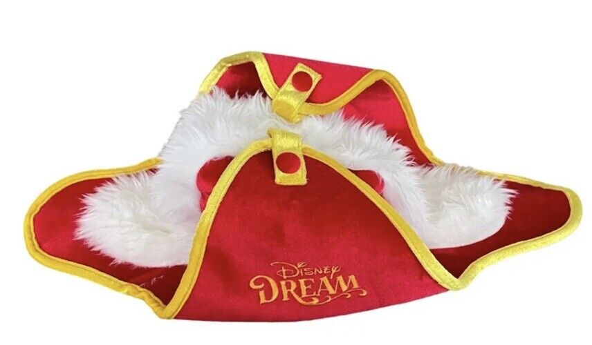 Disney Cruise Line Disney Dream Admiral Donald Duck Red Yellow Plush Hat Youth