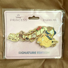 2026 Pink à la Mode Disney Princess Magic of Movies Jumbo Belle LE 2000 Pin picture
