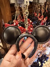 NEW 2026 DISNEY PARKS MINI MICKEY MOUSE BLACK HEADBAND EARS KEYCHAIN picture