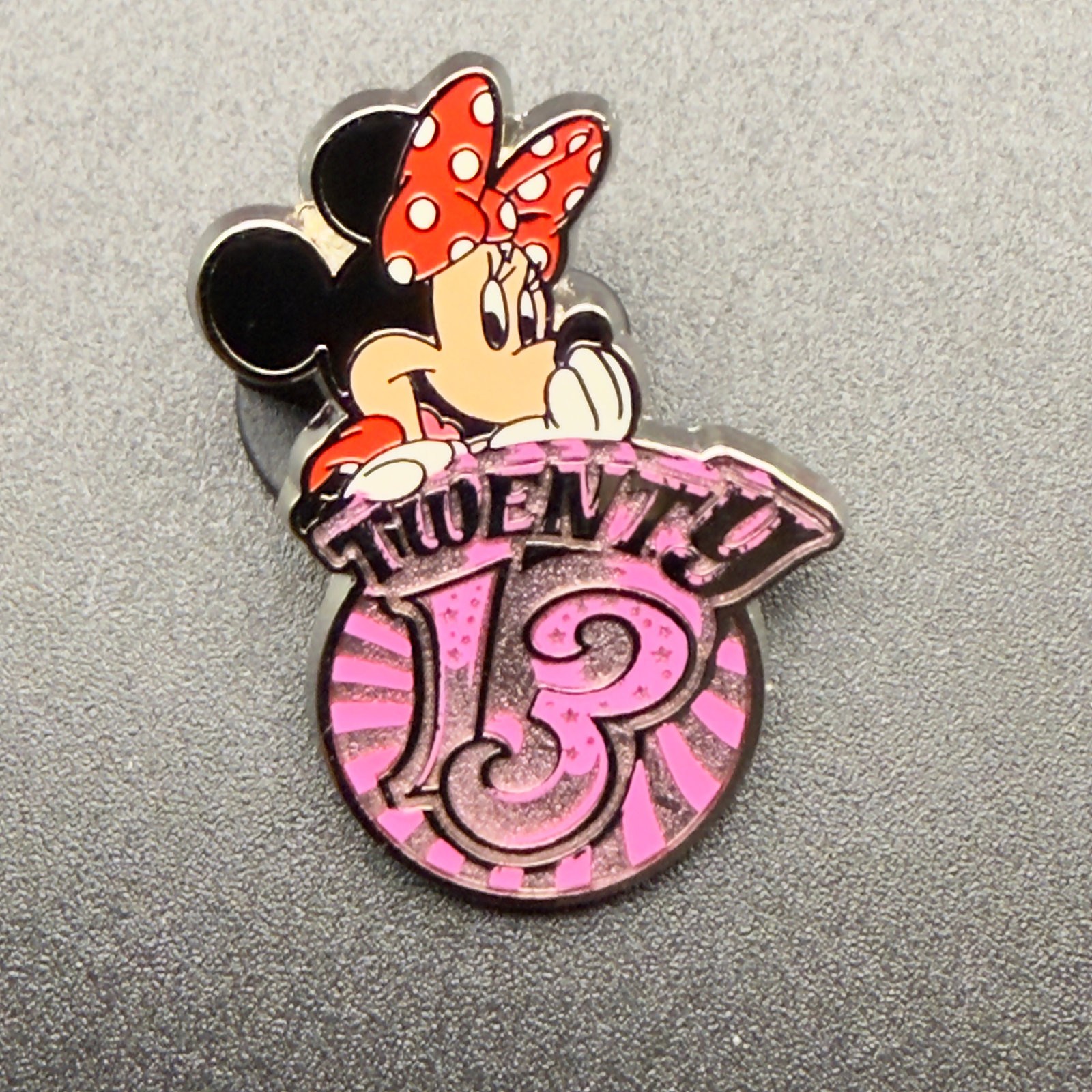 2013 Disney Mini-Pin Twenty 13 Minnie Mouse Pin 2013 Disney Mini-Pin Twenty 13 Minnie Mouse Pin