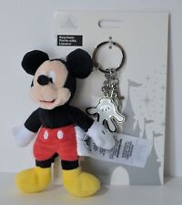 Disney Parks Mickey Mouse Bag Plush Charm Keychain New picture
